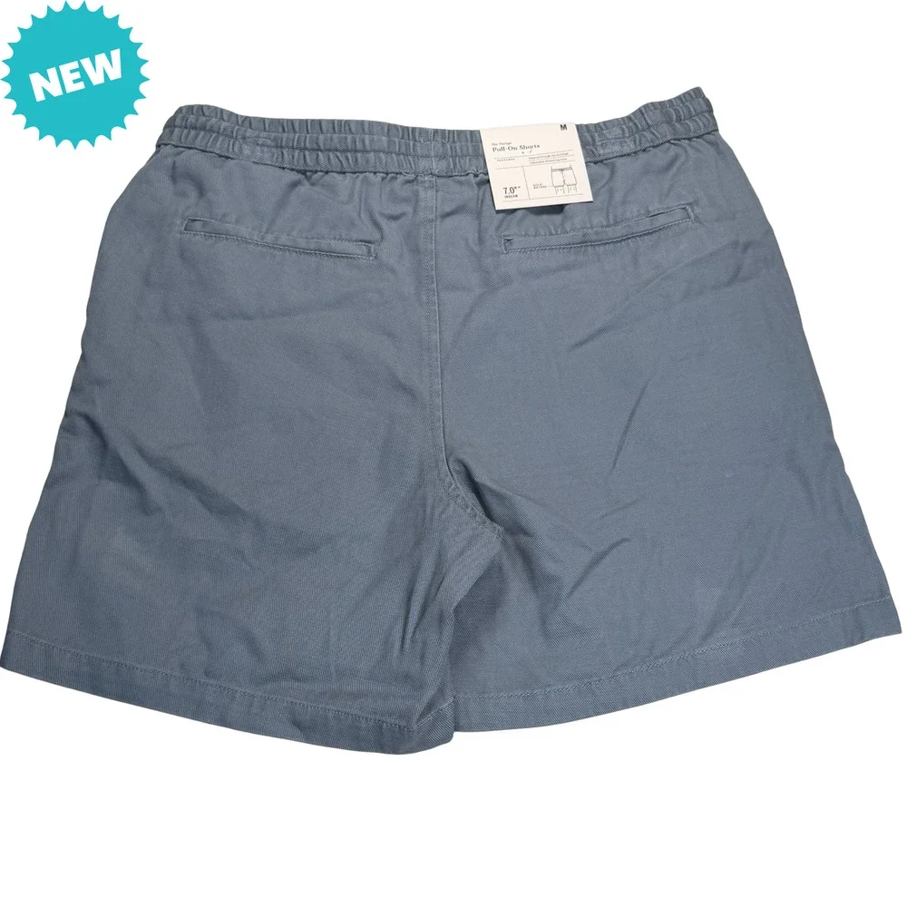 Goodfellow & Co Mens Size Large The Vintage Pull On Shorts 7” Inseam Blue NEW